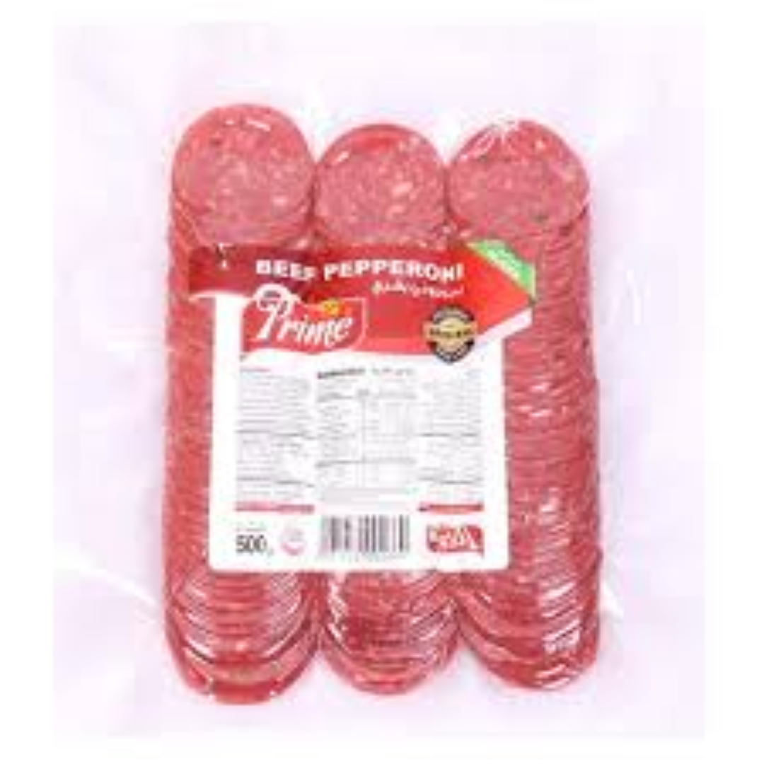 QMP BEEF PEPPERONI 500G
